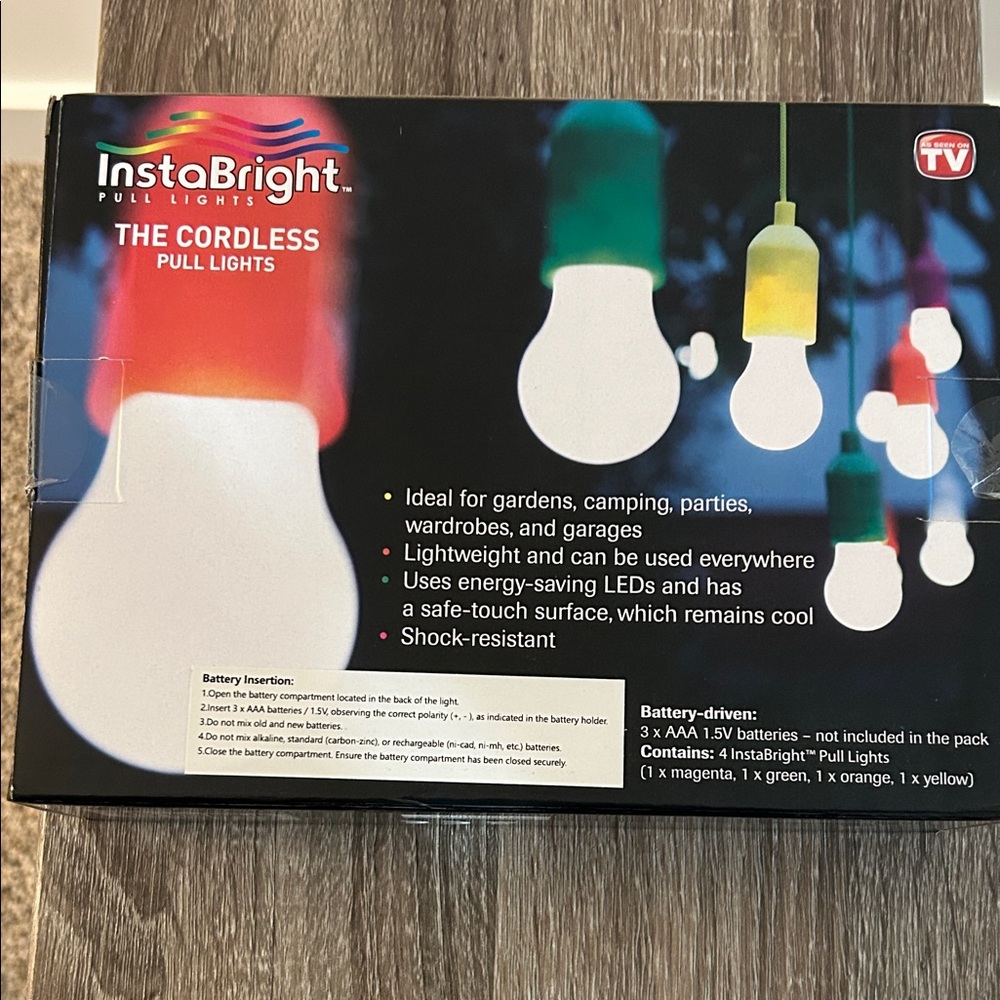 Cordless Pull Lights - Multicolor Set - Picture 2 of 2